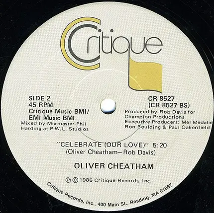 Oliver Cheatham - Celebrate