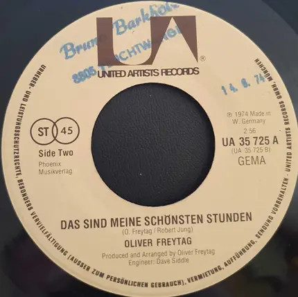 Oliver Freytag - Rock Your Baby (Mädchen Komm In Meinen Arm)