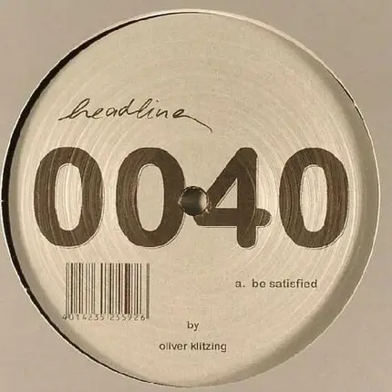 Oliver Klitzing - Be Satisfied / Julian