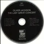 CD - Oliver Jackson - The Last Great Concert