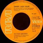 7inch Vinyl Single - Oliver Onions - Sandokan / Sweet Lady Blue