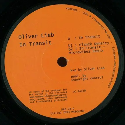 Oliver Lieb - IN TRANSIT