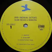 LP - Oliver Nelson And His Orchestra - Afro/American Sketches - Insert