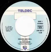 7inch Vinyl Single - Oliver Simon - Heaven And Hell