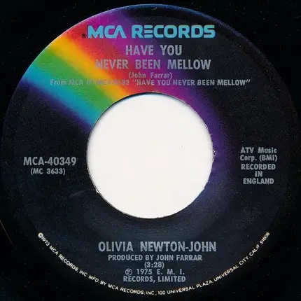 Olivia Newton-John - Have You Never Been Mellow
