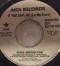 7inch Vinyl Single - Olivia Newton-John - If You Love Me (Let Me Know)