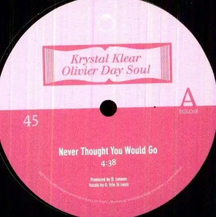 Olivier Day Soul & Krystal Klear - Never Thought You Would Leave
