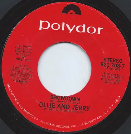 Ollie And Jerry - Breakin'... There's No Stopping Us