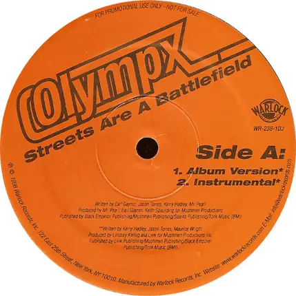 Olympx - Streets Are A Battlefield
