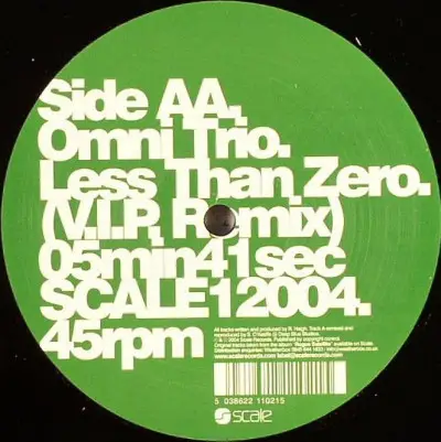 Omni Trio - Rogue Satellite (Deep Blue Remix) / Less Than Zero (V.I.P. Remix)