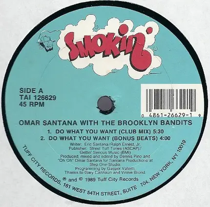 Omar Santana - Do What You Want / Acid 1990