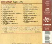 CD - Omer Simeon - 1926/1929