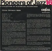 7inch Vinyl Single - Omer Simeon - Omer Simeon (Dixie Rhythm Kings) 1929 - Mono