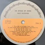 LP - On Wings Of Song - Many Blessings