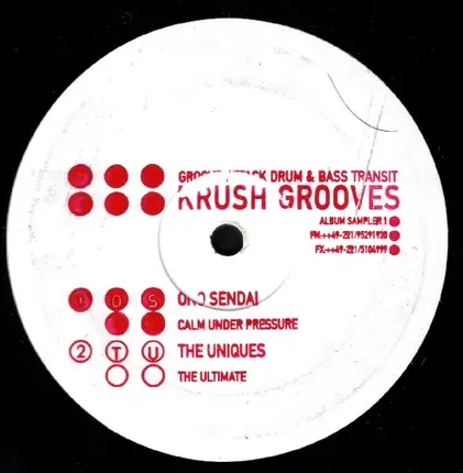 Ono Sendai / Uniques - Krush Grooves Album Sampler 1