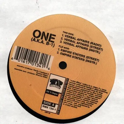 One a.k.a. B-1 - Verbal Affairs / Empire Staters