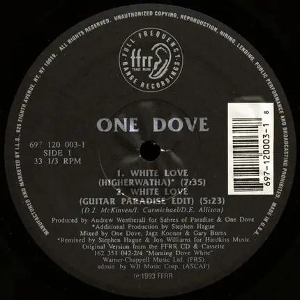 One Dove - White Love