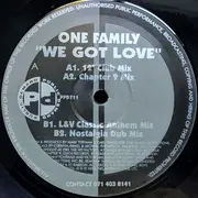 12inch Vinyl Single - One Family - We Got Love