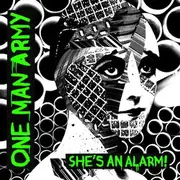 7inch Vinyl Single - One Man Army - She's An Alarm - Pink Clear Vinyl, Insert