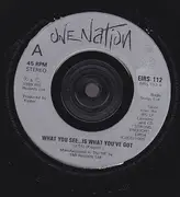 7inch Vinyl Single - One Nation - What You See...Is What You've Got