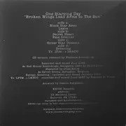 LP - One Starving Day - Broken Wings Lead Arms To The Sun - White with black burst
