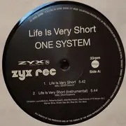 12inch Vinyl Single - One System - Life Is Very Short