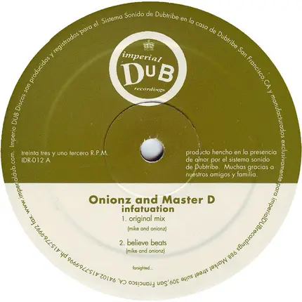 Onionz & Master D - Infatuation