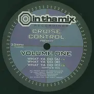 Onionz & Tony - Cruise Control Volume One