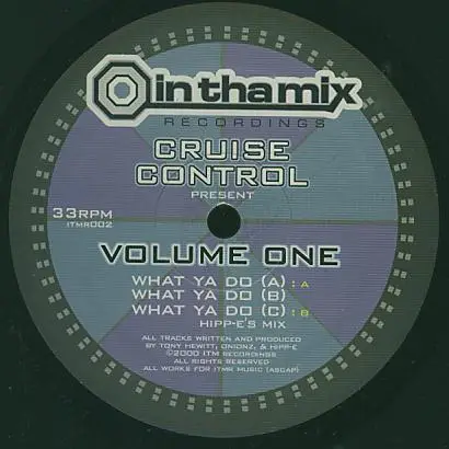 Onionz & Tony - Cruise Control Volume One