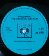 LP - Kinder-Hörspiel - Onkel Martin - Singt Und Erzählt Zur Guten Nacht