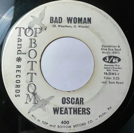 Oscar Weathers - Bad Woman