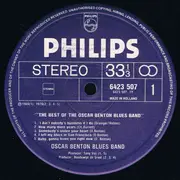 LP - Oscar Benton Blues Band - The Best Of