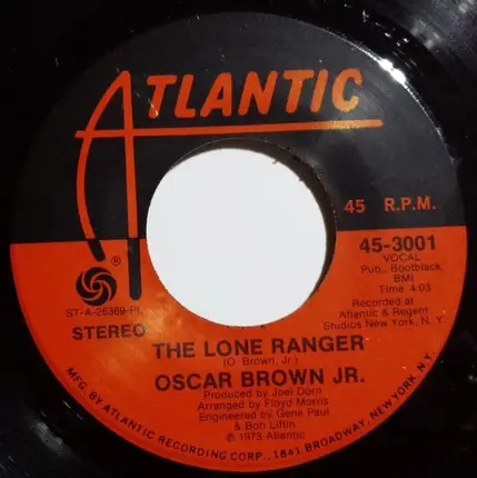 Oscar Brown Jr. - Feel The Fire / The Lone Ranger
