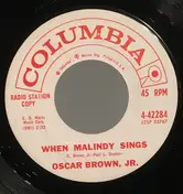 Oscar Brown Jr. - When Malindy Sings / Elegy (Plain Black Boy)