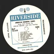 LP - Oscar Brand With Erik Darling - American Drinking Songs