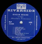 LP - Oscar Brand - Absolute Nonsense