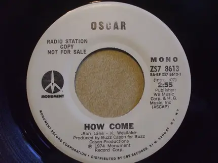 Oscar Houchins - How Come