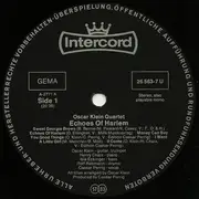 LP - Oscar Klein Quartet - Echoes Of Harlem