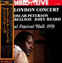 Double LP - Oscar Peterson , Louis Bellson , John Heard - The London Concert - OBI / Insert