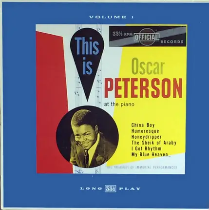 Oscar Peterson - This Is Oscar Peterson At The Piano Volume 1