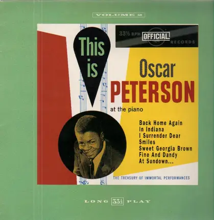Oscar Peterson - This Is Oscar Peterson At The Piano Volume 2