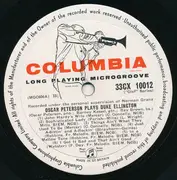 LP - Oscar Peterson - Oscar Peterson Plays Duke Ellington - Mono