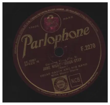 Oscar Rabin And His Band - June Night/The Shadow Waltz