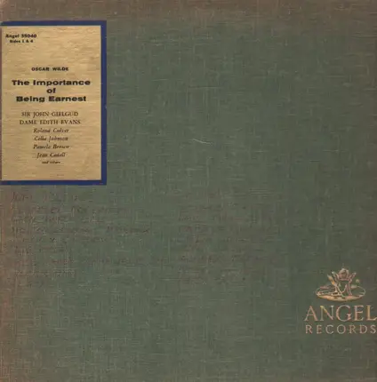 Oscar Wilde - The Importance of Being Earnest (John Gielgud, Edith Evans,..)