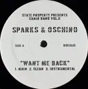 12inch Vinyl Single - Oschino & Sparks - Want Me Back