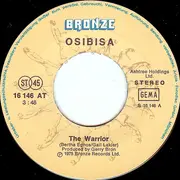 7inch Vinyl Single - Osibisa - The Warrior / Uhuru