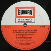 LP - Oskar Chloupek - Selten So Gelacht - Ein Kabarett Mit Den Galgenvögeln