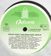 LP - Oskar Joost - Oscar Joost Vom Eden-Hotel Berlin Und Sein Orchester (1931-1934)
