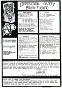7inch Vinyl Single - Opposition Party - Brain Fucked