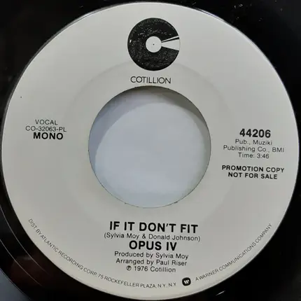 Opus IV - If It Don't Fit